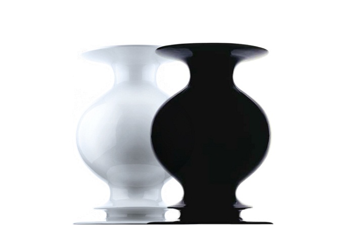 Bianco Nero Vase by Produzione Privata Accessories